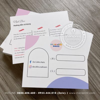 Mẫu Nails Box, Card Gắn Móng Tay Giả, Giấy Gắn Móng Tay Giả Đẹp Giá Rẻ