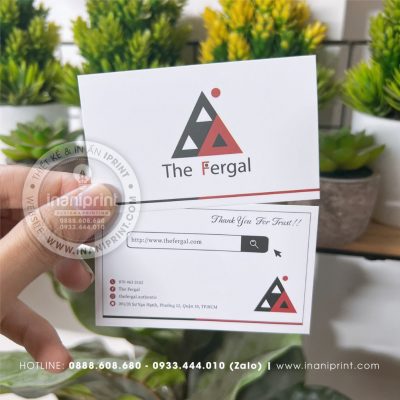 Mẫu Card Visit The Fergal, Name Card The Fergal, Danh Thiếp The Fergal đẹp giá rẻ