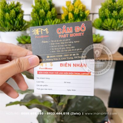 Mẫu Card Visit Tiệm Cầm Đồ, Name Card Tiệm Cầm Đồ, Danh Thiếp Tiệm Cầm Đồ đẹp giá rẻ