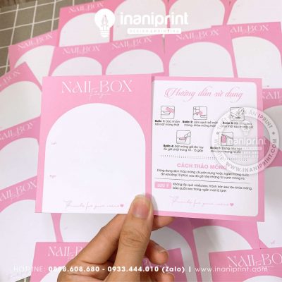 Mẫu Nails Box, Card Gắn Móng Tay Giả, Giấy Gắn Móng Tay Giả Đẹp Giá Rẻ