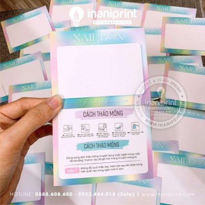 Mẫu Nails Box, Card Gắn Móng Tay Giả, Giấy Gắn Móng Tay Giả Đẹp Giá Rẻ