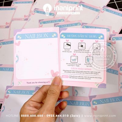 Mẫu Nails Box, Card Gắn Móng Tay Giả, Giấy Gắn Móng Tay Giả Đẹp Giá Rẻ