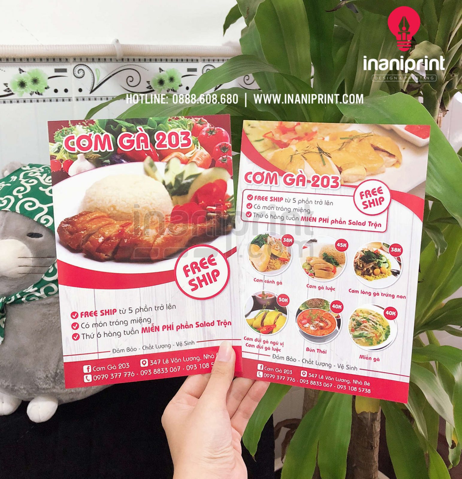 Mẫu Tờ Rơi Quán Cơm Gà Đẹp, In Tờ Rơi Quán Cơm Gà Giá Rẻ, In Tờ Rơi ...