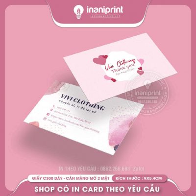 Mẫu Card cám ơn Dễ Thương, Thiệp cám ơn Cute, Danh Thiếp cám ơn Dễ Thương đẹp giá rẻ