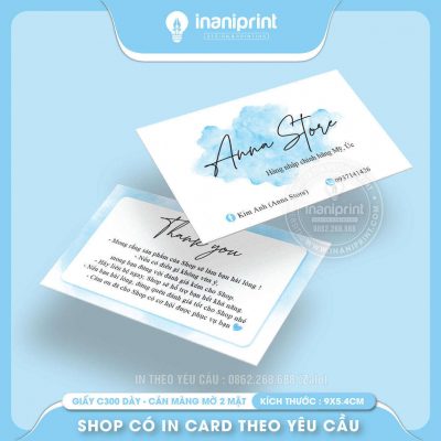 Mẫu Card cám ơn Dễ Thương, Thiệp cám ơn Cute, Danh Thiếp cám ơn Dễ Thương đẹp giá rẻ