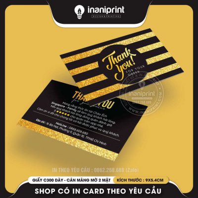 Mẫu Card cám ơn Dễ Thương, Thiệp cám ơn Cute, Danh Thiếp cám ơn Dễ Thương đẹp giá rẻ