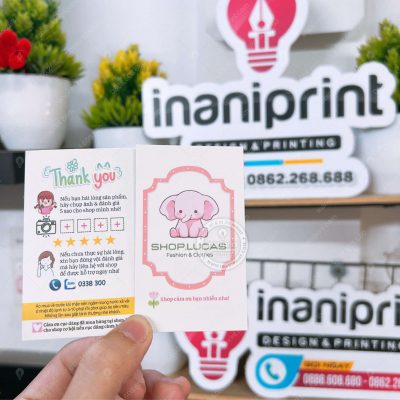 Mẫu Card Cám Ơn Shop Quần Áo, Thiệp Cám Ơn Shop Quần Áo, Danh Thiếp Cám Ơn Shop Quần Áo Dễ Thương đẹp giá rẻ