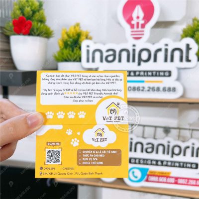 Mẫu Card Cám Ơn Pet Shop, Thiệp Cám Ơn Pet Shop, Danh Thiếp Cám Ơn Pet Shop Dễ Thương đẹp giá rẻ