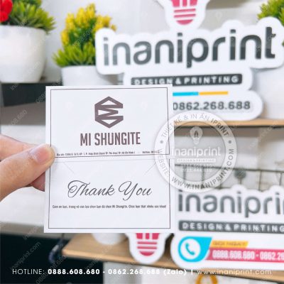 Mẫu Card Cám Ơn Shop Đá Phong Thủy, Thiệp Cám Ơn Shop Đá Phong Thủy, Danh Thiếp Cám Ơn Shop Đá Phong Thủy Dễ Thương đẹp giá rẻ