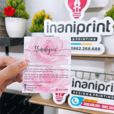 Mẫu Card Cám Ơn Shop Quà Tặng, Thiệp Cám Ơn Shop Quà Tặng, Danh Thiếp Cám Ơn Shop Quà Tặng Dễ Thương đẹp giá rẻ