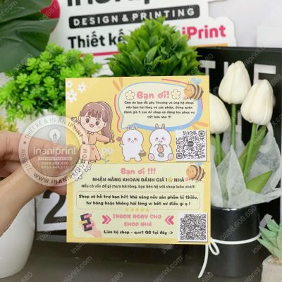 Mẫu Card Cám Ơn Shop Sách, Thiệp Cám Ơn Shop Sách, Danh Thiếp Cám Ơn Shop Sách Dễ Thương đẹp giá rẻ