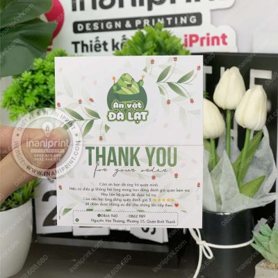 Mẫu Card Cám Ơn Shop Ăn Vặt, Thiệp Cám Ơn Shop Ăn Vặt, Danh Thiếp Cám Ơn Shop Ăn Vặt Dễ Thương đẹp giá rẻ