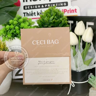 Mẫu Card Cám Ơn Shop Túi, Thiệp Cám Ơn Shop Phụ Kiện, Danh Thiếp Cám Ơn Shop Túi Dễ Thương đẹp giá rẻ