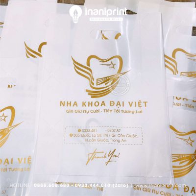 Mẫu Túi Nilon Nha Khoa, Bao Nhựa Nha Khoa, Túi Nhựa Shop Nha Khoa, Bao Nilon Nha Khoa Đẹp Giá rẻ