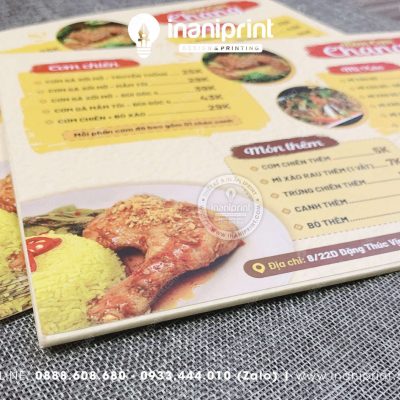 Mẫu Menu Bồi Quán Cơm, Bảng Giá Bồi Quán Cơm, Thực Đơn Bồi Quán Cơm Đẹp Giá Rẻ