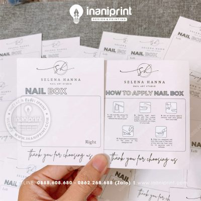 Mẫu Nails Box, Card Gắn Móng Tay Giả, Card Gắn Móng Tay Giả  Đẹp Giá Rẻ