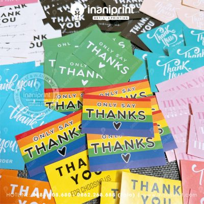 Mẫu Tem Thank You Nhiều Màu, Tem Nhãn Cảm Ơn Nhiều Màu, Decal Dán Thank You Nhiều Màu, Tem Cảm Ơn Nhiều Màu Đẹp Giá rẻ