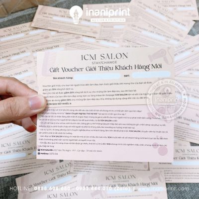 Mẫu Thẻ Giảm Giá Salon Tóc, Phiếu Giảm Giá Salon Tóc, Voucher Giảm Giá Salon Tóc Giá Rẻ