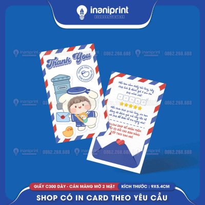 Mẫu Card Cám Ơn Thư Cừu, Thiệp Cám Ơn Thư Cừu, Danh Thiếp Cám Ơn Thư Cừu Dễ Thương đẹp giá rẻ