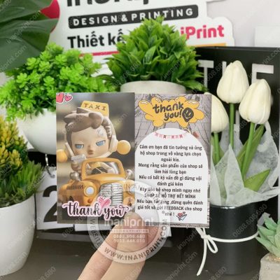 Mẫu Card Cám Ơn Shop Quần Áo, Thiệp Cám Ơn Tiệm Quần Áo, Danh Thiếp Cám Ơn Shop Quần Áo Dễ Thương đẹp giá rẻ