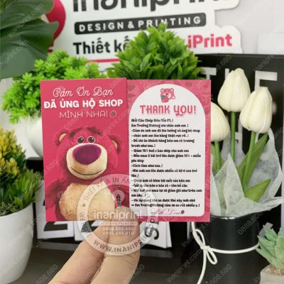 Mẫu Card Cám Ơn Tiệm Đồ Câu Cá, Thiệp Cám Ơn Tiệm Đồ Câu Cá , Danh Thiếp Cám Ơn Shop Đồ Câu Cá Dễ Thương đẹp giá rẻ