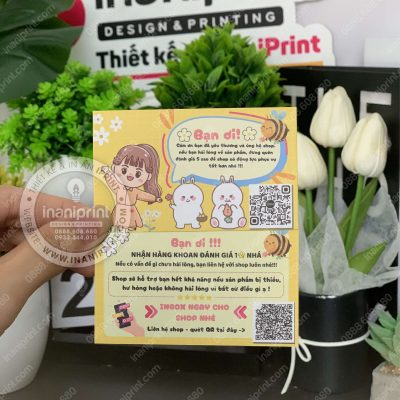 Mẫu Card Cám Ơn Tiệm Sách, Thiệp Cám Ơn Shop Sách, Danh Thiếp Cám Ơn Nhà Sách Dễ Thương đẹp giá rẻ