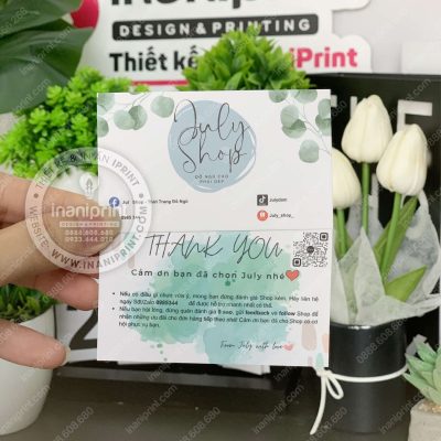 Mẫu Card Cám Ơn Shop Đồ Ngủ, Thiệp Cám Ơn Tiệm Đồ Ngủ, Danh Thiếp Cám Ơn Shop Đồ Ngủ Dễ Thương đẹp giá rẻ