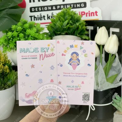 Mẫu Card Cám Ơn Shop Phụ Kiện, Thiệp Cám Ơn Tiệm Phụ Kiện, Danh Thiếp Cám Ơn Shop Phụ Kiện Dễ Thương đẹp giá rẻ