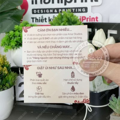 Mẫu Card Cám Ơn Shop Quần Áo, Thiệp Cám Ơn Shop Quần Áo, Danh Thiếp Cám Ơn Shop Quần Áo Dễ Thương đẹp giá rẻ