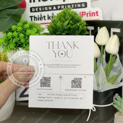 Mẫu Card Cám Ơn Shop Quần Áo, Thiệp Cám Ơn Shop Quần Áo, Danh Thiếp Cám Ơn Shop Quần Áo Dễ Thương đẹp giá rẻ