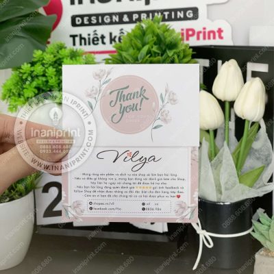 Mẫu Card Cám Ơn Shop Quần Áo, Thiệp Cám Ơn Shop Quần Áo, Danh Thiếp Cám Ơn Shop Quần Áo Dễ Thương đẹp giá rẻ