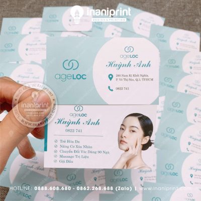 Mẫu Card Visit Spa, Name Card Tiệm Spa, Danh Thiếp Spa Đẹp Giá Rẻ