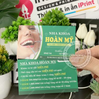 Mẫu Card Visit Dịch Vụ Nha Khoa, Name Card Dịch Vụ Nha Khoa, Danh Thiếp Dịch Vụ Nha Khoa Đẹp Giá Rẻ