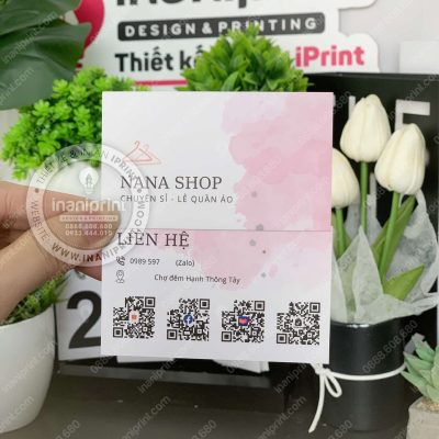 Mẫu Card Visit Shop Quần Áo, Name Card Shop Quần Áo, Danh Thiếp Shop Quần Áo Đẹp Giá Rẻ