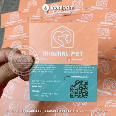 Mẫu Card Visit Pet Shop, Name Card Shop Thú Cưng, Danh Thiếp Pet Shop Đẹp Giá Rẻ