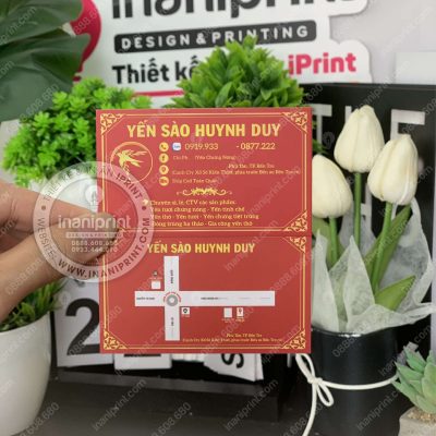 Mẫu Card Visit Shop Yến Sào, Name Card Shop Yến Sào, Danh Thiếp Shop Yến Sào Đẹp Giá Rẻ