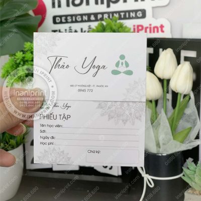 Mẫu Card Visit Dịch Vụ Yoga, Name Card Dịch Vụ Yoga, Danh Thiếp Dịch Vụ Yoga Đẹp Giá Rẻ