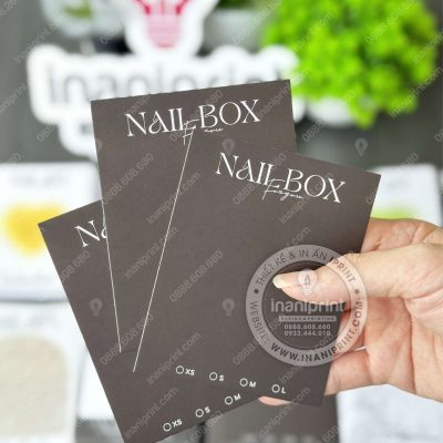 Mẫu Nails Box 1 Mặt, Card Gắn Móng Tay Giả 1 Mặt, Giấy Gắn Móng Tay Giả 1 Mặt Đẹp Giá Rẻ