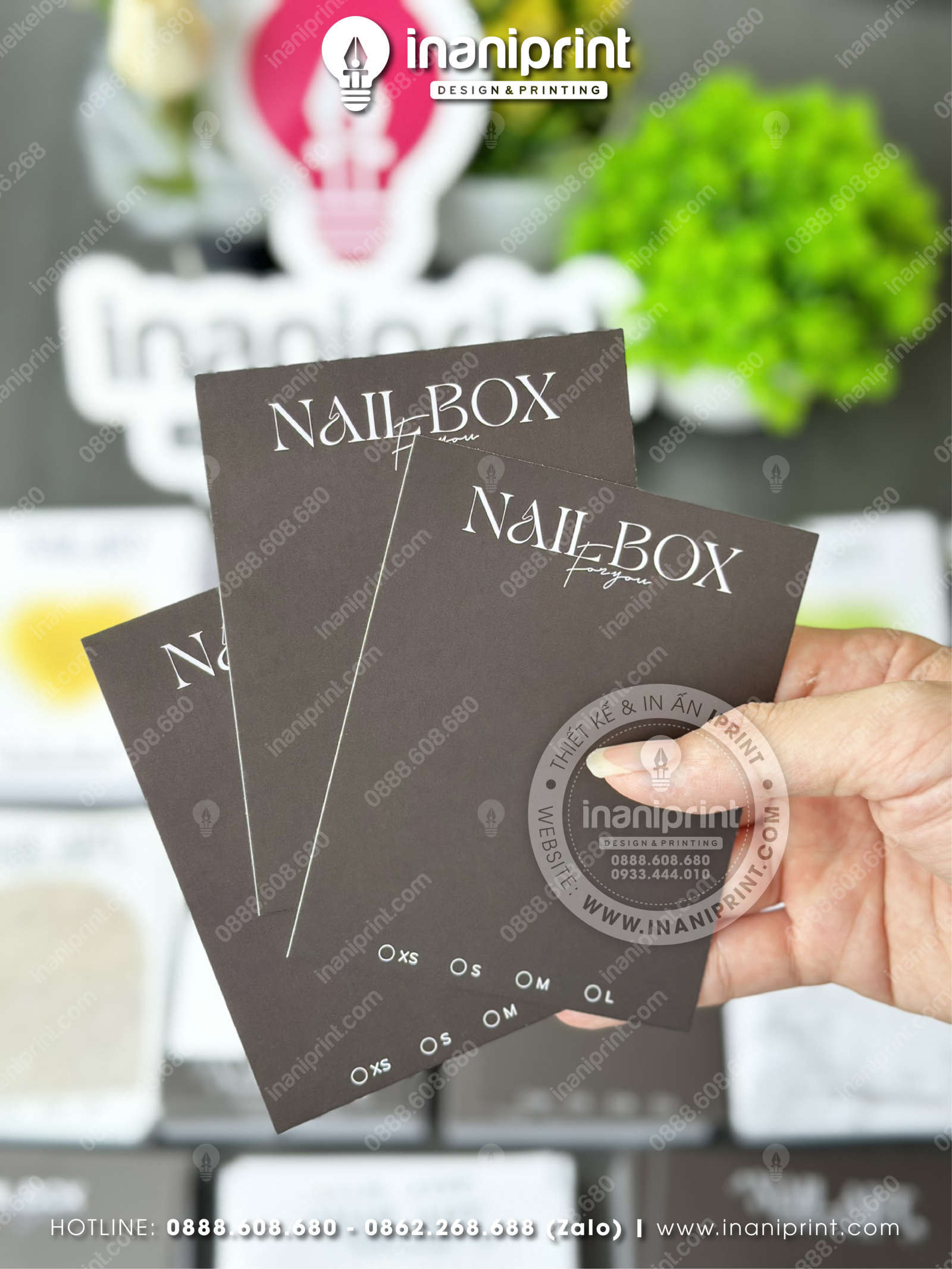 Mẫu Nails Box 1 Mặt, Card Gắn Móng Tay Giả 1 Mặt, Giấy Gắn Móng Tay Giả 1 Mặt Đẹp Giá Rẻ