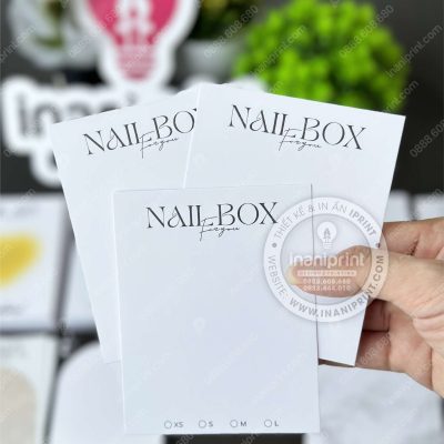 Mẫu Nails Box 1 Mặt, Card Gắn Móng Tay Giả 1 Mặt, Giấy Gắn Móng Tay Giả 1 Mặt Đẹp Giá Rẻ