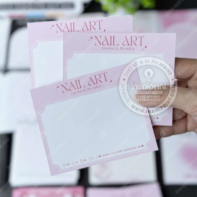 Mẫu Nails Box NailArt Ngang Hồng, Card Gắn Móng Tay Giả NailArt Ngang Hồng, Giấy Gắn Móng Tay Giả NailArt Ngang Hồng Đẹp Giá Rẻ