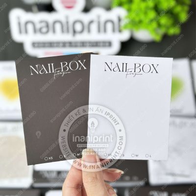 Mẫu Nails Box Trắng Đen New, Card Gắn Móng Tay Giả Trắng Đen New, Giấy Gắn Móng Tay Giả Trắng Đen New Đẹp Giá Rẻ