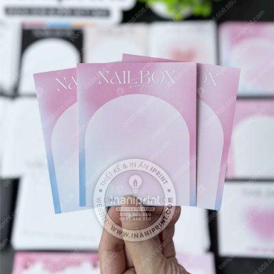 Mẫu Nails Box 2 Mặt Vòm Xanh Hồng, Card Gắn Móng Tay Giả 2 Mặt Vòm Xanh Hồng, Giấy Gắn Móng Tay Giả 2 Mặt Vòm Xanh Hồng Đẹp Giá Rẻ