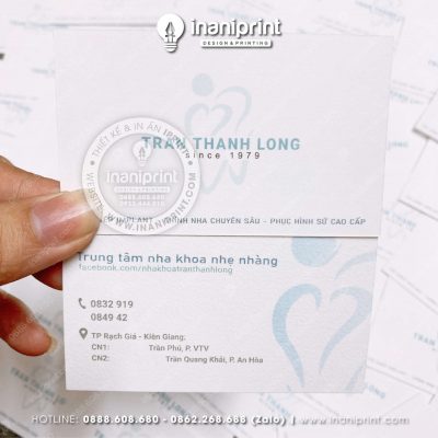 Mẫu Card Visit Giấy Mỹ Thuật Nha Khoa, Name Card Giấy Mỹ Thuật Nha Khoa, Danh Thiếp Giấy Mỹ Thuật Nha Khoa Đẹp Giá Rẻ