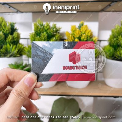 Mẫu Card Visit Nhựa Công Ty Xây Dựng, Name Card Nhựa Công Ty Xây Dựng, Danh Thiếp Nhựa Công Ty Xây Dựng Đẹp Giá Rẻ