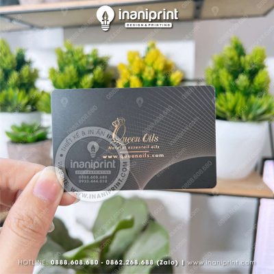 Mẫu Card Visit Nhựa Shop Dầu Xông, Name Card Nhựa Shop Tinh Dầu, Danh Thiếp Shop Tinh Dầu Xông Đẹp Giá Rẻ