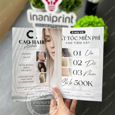 Mẫu Tờ Rơi Quảng Cáo Hair Salon Đẹp, In Tờ Rơi Quảng Cáo Tiệm Tóc Giá Rẻ, In Tờ Rơi Quảng Cáo Hair Salon Nhanh, In Tờ Rơi Quảng Cáo Tiệm Tóc Lấy Liền Tại HCM Đẹp Giá Rẻ