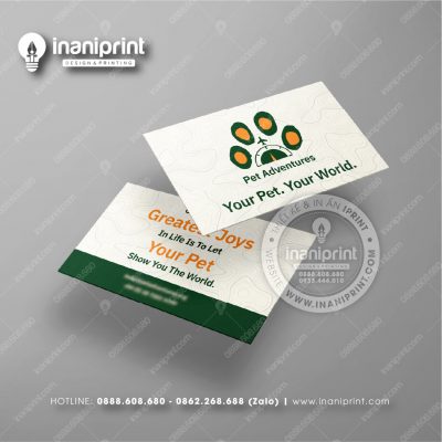 Mẫu Card Visit Pet Shop, Name Card Tiệm Thú Cưng, Danh Thiếp Pet Shop Đẹp Giá Rẻ