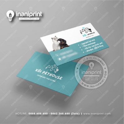 Mẫu Card Visit Pet Shop, Name Card Tiệm Thú Cưng, Danh Thiếp Pet Shop Đẹp Giá Rẻ