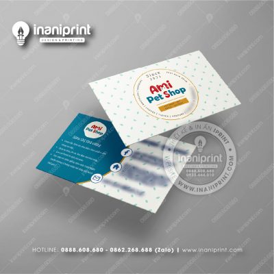 Mẫu Card Visit Pet Shop, Name Card Tiệm Thú Cưng, Danh Thiếp Pet Shop Đẹp Giá Rẻ